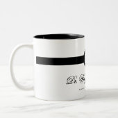 Personalisierter Elegant MD Medical School Abschlu Zweifarbige Tasse (Links)
