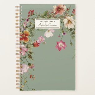 Personalisierter Eleganter Blumenplaner Planer