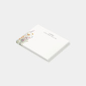Personalisierter Eleganter Boho Chic Post-it Klebezettel (angewinkelt)