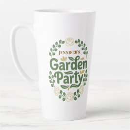 Personalisierter eleganter botanischer Gartenparty Milchtasse