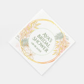 Personalisierter, eleganter Cocktail Party Dusche Serviette (Ecke)