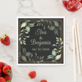 Personalisierter eleganter Cocktail Party Serviett Serviette