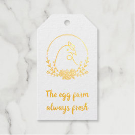 Personalisierter, eleganter Eier aus Monogramm Geschenkanhänger