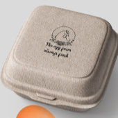 Personalisierter, eleganter Eier aus Monogramm Gummistempel