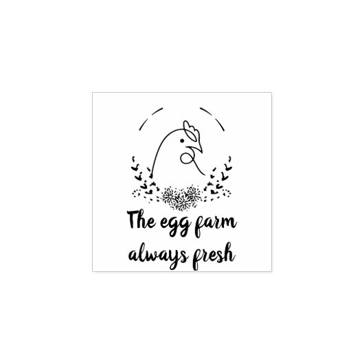 Personalisierter, eleganter Eier aus Monogramm Gummistempel (Prägung)