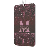 personalisierter eleganter Glitzer Autolufterfrischer (Links)