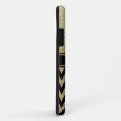 Personalisierter eleganter Goldgräber Glitzer Case-Mate iPhone Hülle (Hinten/Rechts)