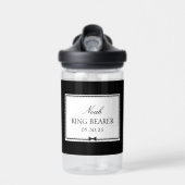 Personalisierter Eleganter klassischer Bowtie Ring Trinkflasche (Vorne)