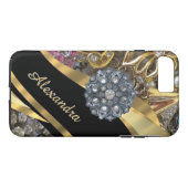 Personalisierter eleganter Kristall Case-Mate iPhone Hülle (Rückseite (Horizontal))