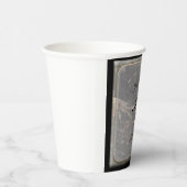 Personalisierter Eleganter Marmor Pappbecher (Rechts)