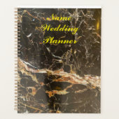 Personalisierter Eleganter Marmor Planer (Vorderseite)