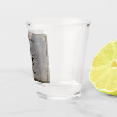 Personalisierter Eleganter Marmor Schnapsglas (Rechts)
