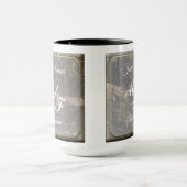 Personalisierter Eleganter Marmor Tasse (Zentrum)