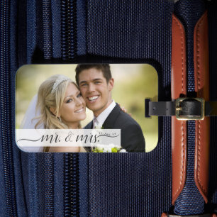 Personalisierter, eleganter Tag für Hochzeiten Gepäckanhänger