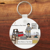 Personalisierter Elektrischer Cartoon Schlüsselanhänger (Vorderseite)