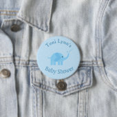 Personalisierter Elephant Baby Showknopf Button (Beispiel)