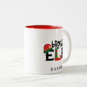 Personalisierter Elf Zweifarbige Tasse (VorderseiteRechts)