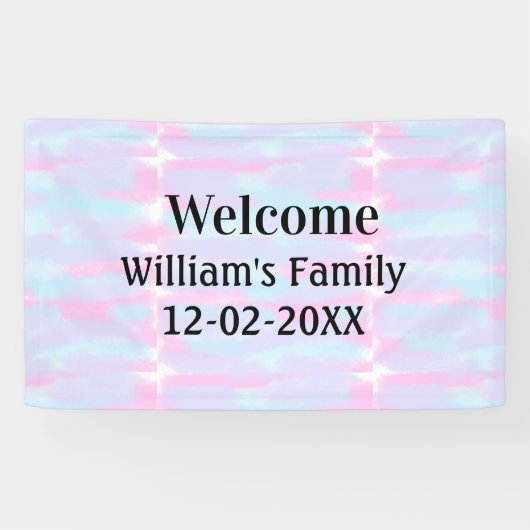 personalisierter Empfang Banner (Horizontal)