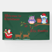 Personalisierter Empfang beim Weihnachtsbanner Banner (Horizontal)