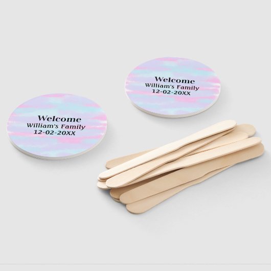 personalisierter Empfang Fächer (Non-assembled)