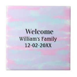 personalisierter Empfang Fliese