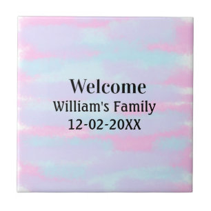 personalisierter Empfang Fliese