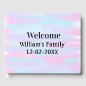 personalisierter Empfang Gästebuch (Vorderseite)