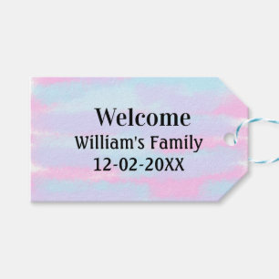 personalisierter Empfang Geschenkanhänger