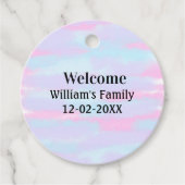 personalisierter Empfang Geschenkanhänger (Vorderseite)