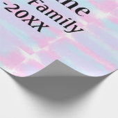 personalisierter Empfang Geschenkpapier (Ecke)