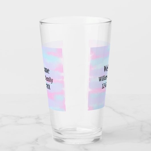 personalisierter Empfang Glas (Rechts)