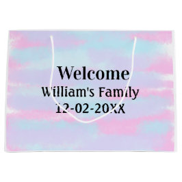 personalisierter Empfang Große Geschenktüte