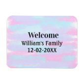 personalisierter Empfang Magnet (Horizontal)