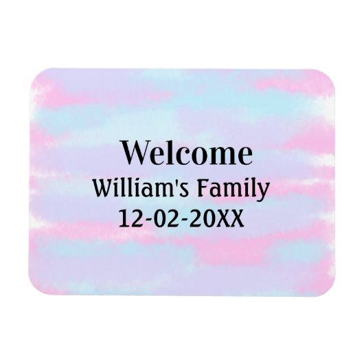 personalisierter Empfang Magnet (Horizontal)