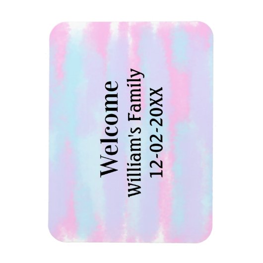 personalisierter Empfang Magnet (Vertikal)