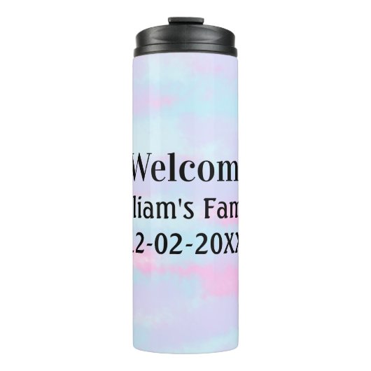 personalisierter Empfang Thermosbecher (Vorderseite)