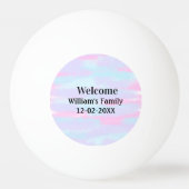 personalisierter Empfang Tischtennisball (Vorderseite)