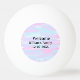 personalisierter Empfang Tischtennisball