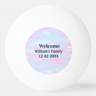 personalisierter Empfang Tischtennisball