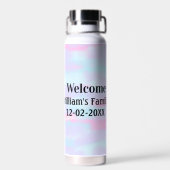 personalisierter Empfang Trinkflasche (Rückseite)
