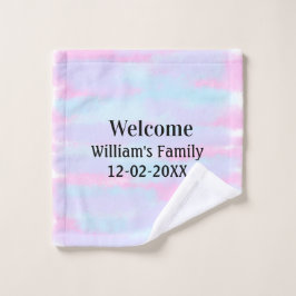 personalisierter Empfang Waschlappen