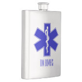 Personalisierter EMT-Lebenszeichen Flachmann (Rechts)