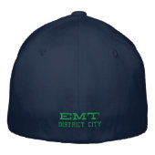 Personalisierter EMT-Notfallmediziner Bestickte Kappe (Rückseite)