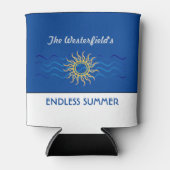 Personalisierter Endloser Sommer kann kühler werde Dosenkühler (Vorderseite)