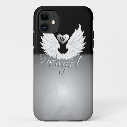 Personalisierter Engel Wings Telefon-Kasten Case-Mate iPhone Hülle (Rückseite)