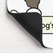 Personalisierter englischer SpringerSpaniel Mousepad (Ecke)