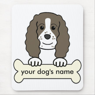 Personalisierter englischer SpringerSpaniel Mousepad
