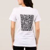 Personalisierter Entwurf Ihres eigenen benutzerdef Tri-Blend Shirt (Rückseite)