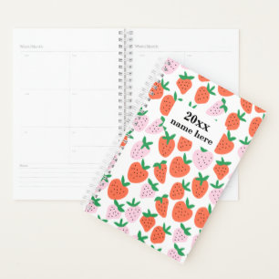Personalisierter Erdbeerplaner Planer