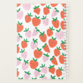 Personalisierter Erdbeerplaner Planer (Rückseite)